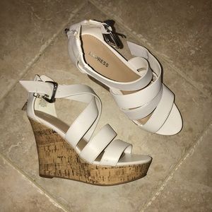 White Express Heels